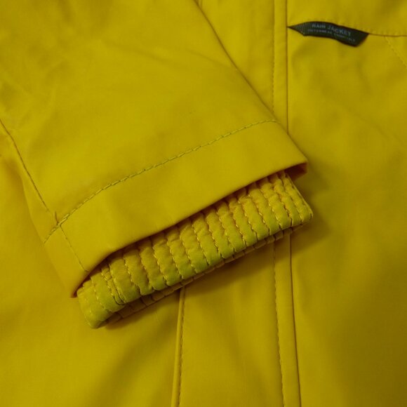ZARA Toddler Yellow Lined Rain Jacket, Size 2-3 Years - Picture 5 of 5
